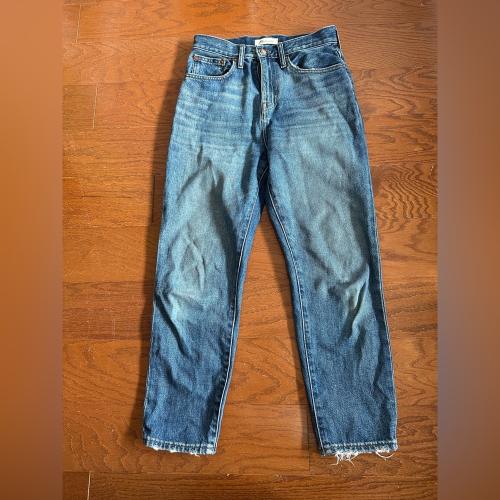 Madewell Straight Blue Jeans